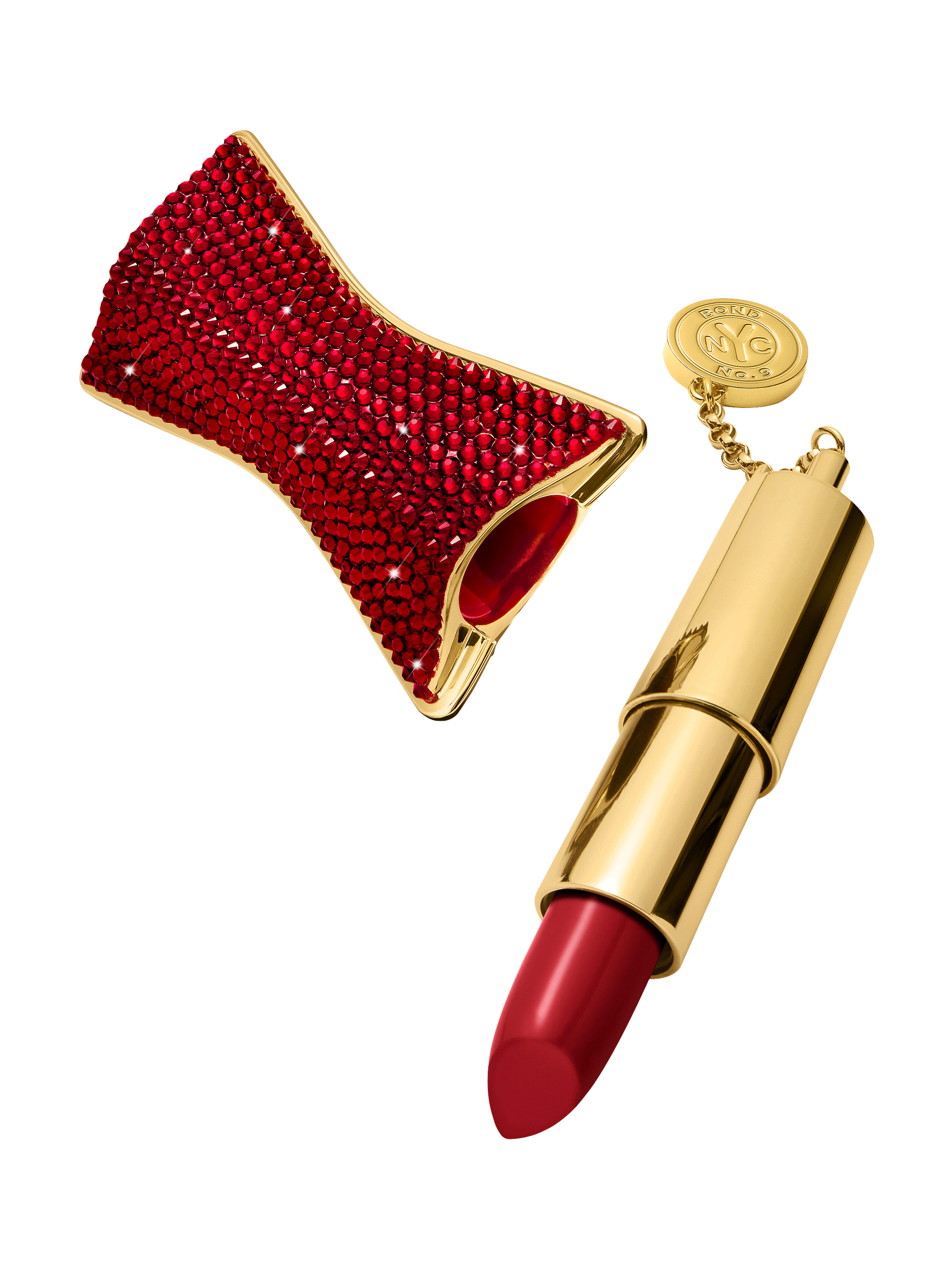 refillable lipstick with swarovski® crystals - fashion avenue