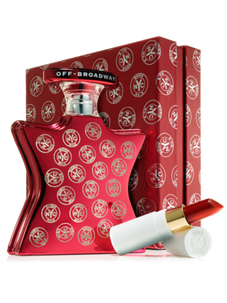 bond no. 9 off-broadway limited edition with lipstick